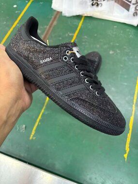 Adidas Samba Black Glitter Sparkle Sneakers